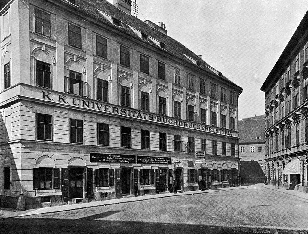Stainzerhof in Graz, Albrechtgasse 5, in den 1890er-Jahren
